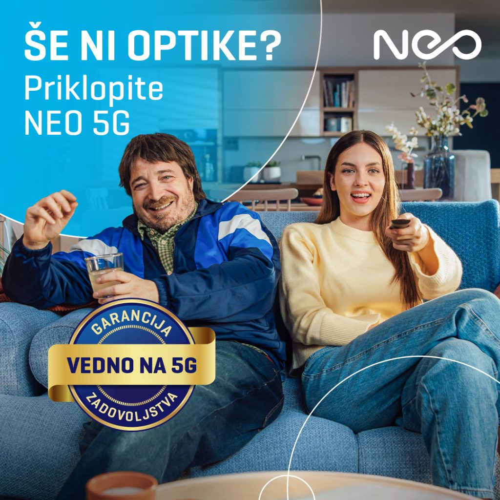 Telekom Slovenije predstavlja NEO 5G v najboljšem mobilnem omrežju v Sloveniji