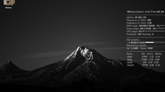 Lahkokategornik 4MLinux z novimi multimedijskimi zmožnostmi in boljšo podporo strojni opremi