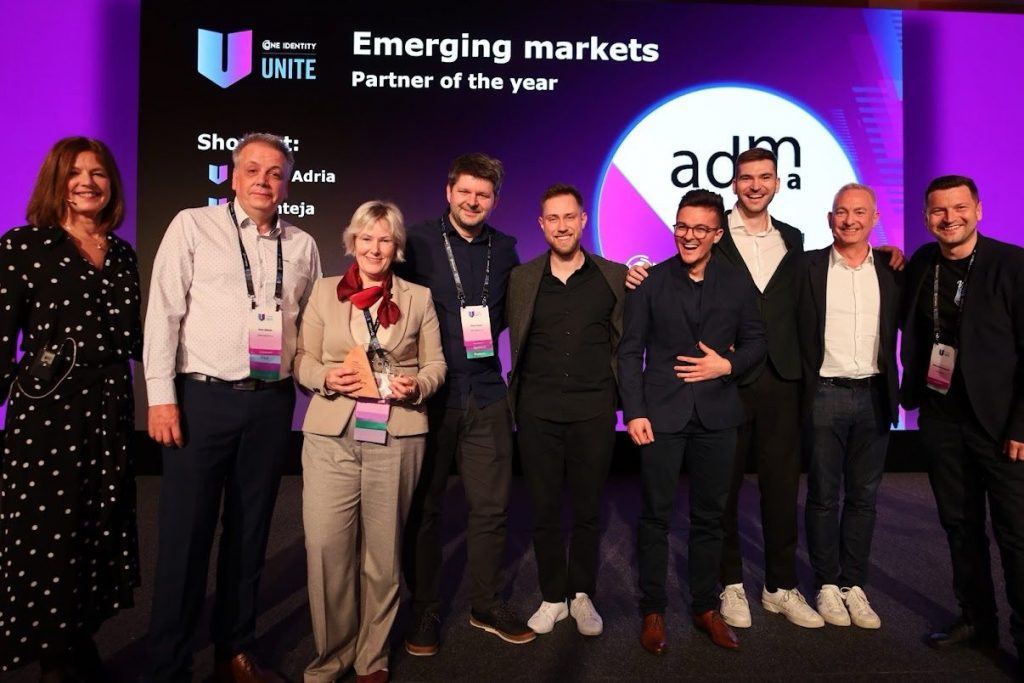 ADM Adria prejela prestižno priznanje One Identity za strokovno odličnost
