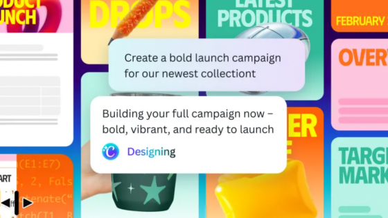 Canva postaja UI vozlišče za ustvarjanje