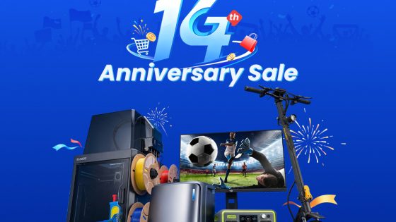GeekBuying praznuje 14. obletnico: pravi čas za nakup elektronike ob znižanih cenah