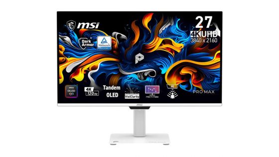 MSI predstavil prvi OLED monitor s tehnologijo IJP