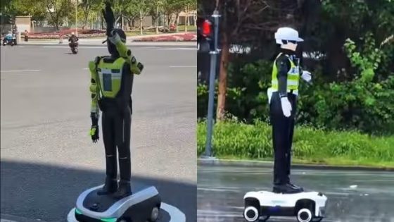 Kitajska na ulice pošilja robotske prometne policiste
